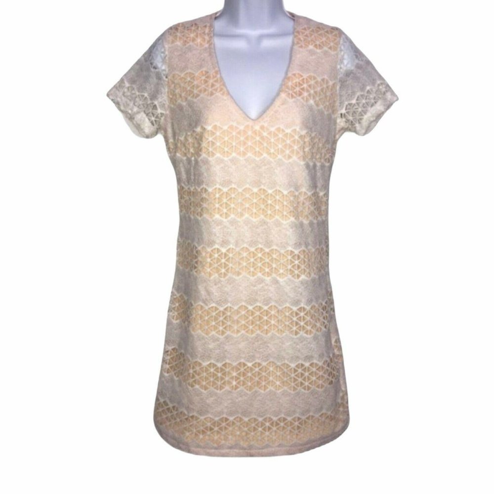 NWT Missguided Geometric Lace Crochet Dress 8